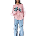 AYLA' Hand Embellished Shirt - Kanika Goyal Label