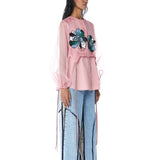 AYLA' Hand Embellished Shirt - Kanika Goyal Label