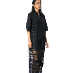 BLACK SHIRT DRESS - Kanika Goyal Label