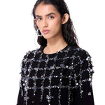 BLEU FRAY EMBELLISHED DRESS - Kanika Goyal Label