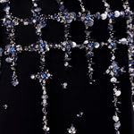 BLEU FRAY EMBELLISHED DRESS - Kanika Goyal Label