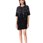 BLEU FRAY EMBELLISHED DRESS - Kanika Goyal Label