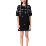 BLEU FRAY EMBELLISHED DRESS - Kanika Goyal Label