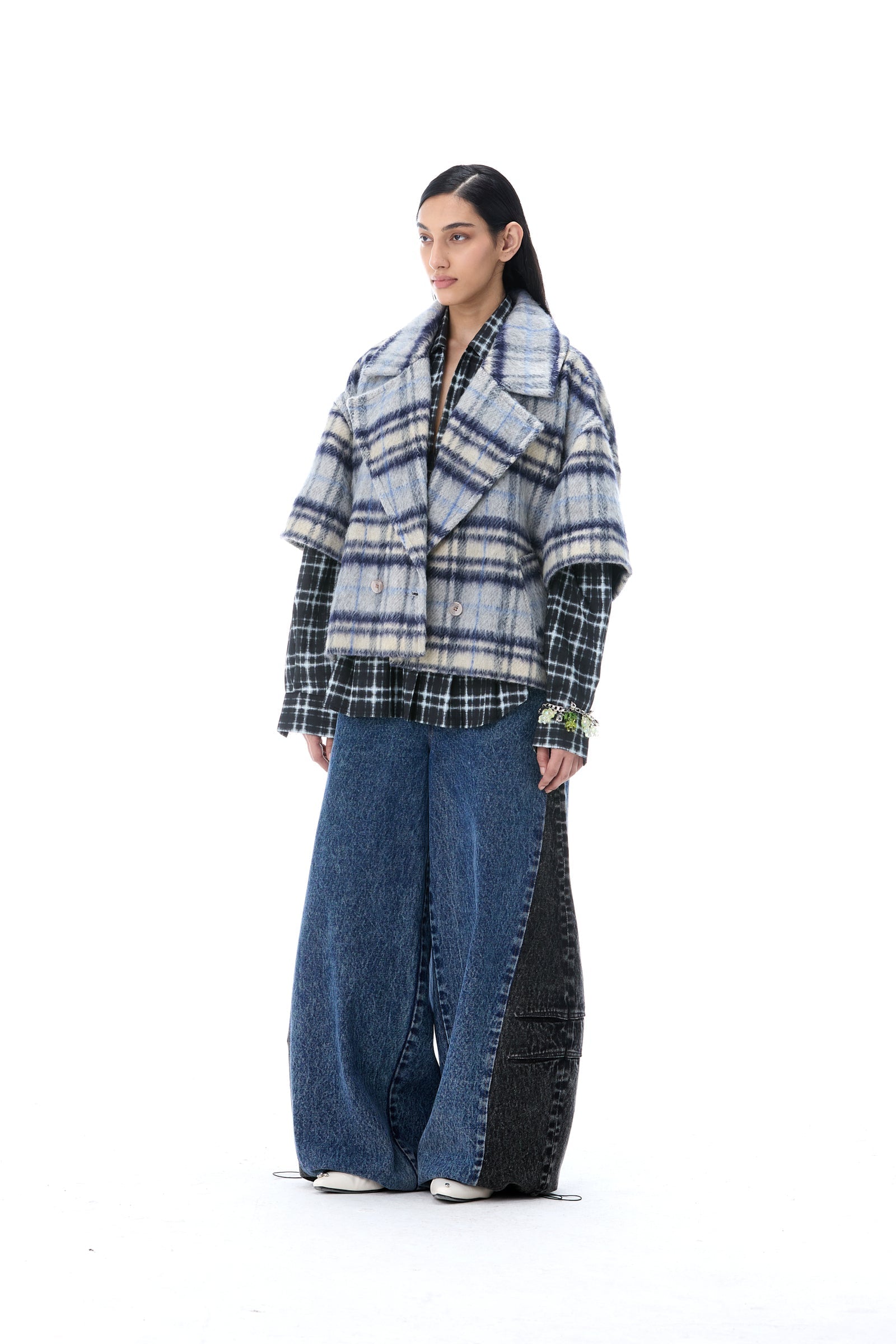 BLUESTONE' COAT - Kanika Goyal Label