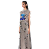 BORE ME MORE' Embellished Top - Kanika Goyal Label