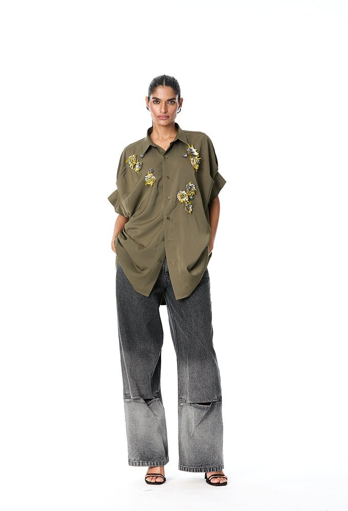 BRIAR' Embellished Shirt - Kanika Goyal Label