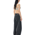 'BURN ME TWICE' DENM PANTS - Kanika Goyal Label