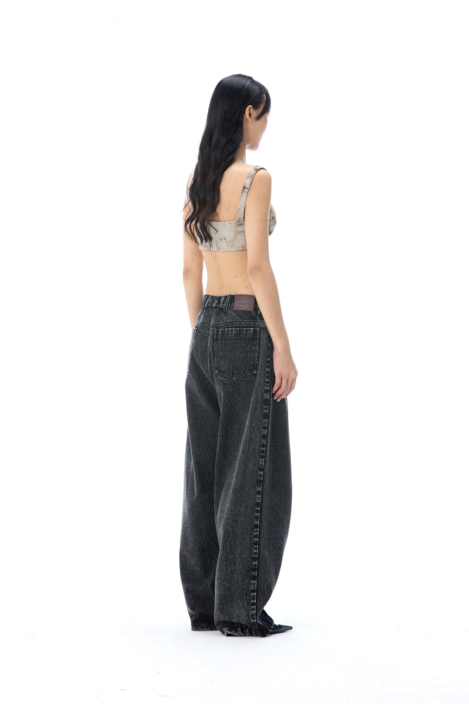 'BURN ME TWICE' DENM PANTS - Kanika Goyal Label