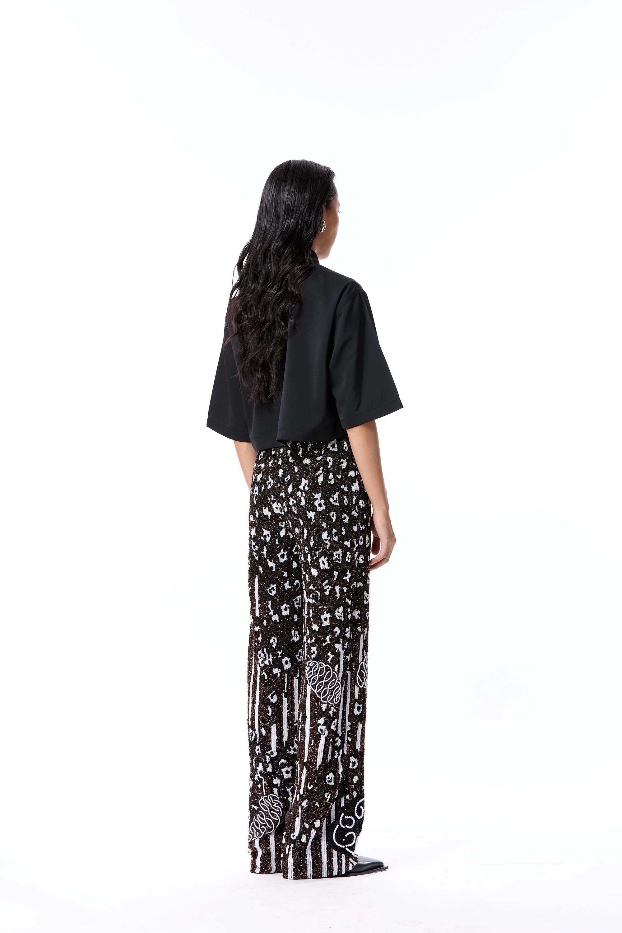 CAMOVERSE EMBELLISHED TROUSER - Kanika Goyal Label