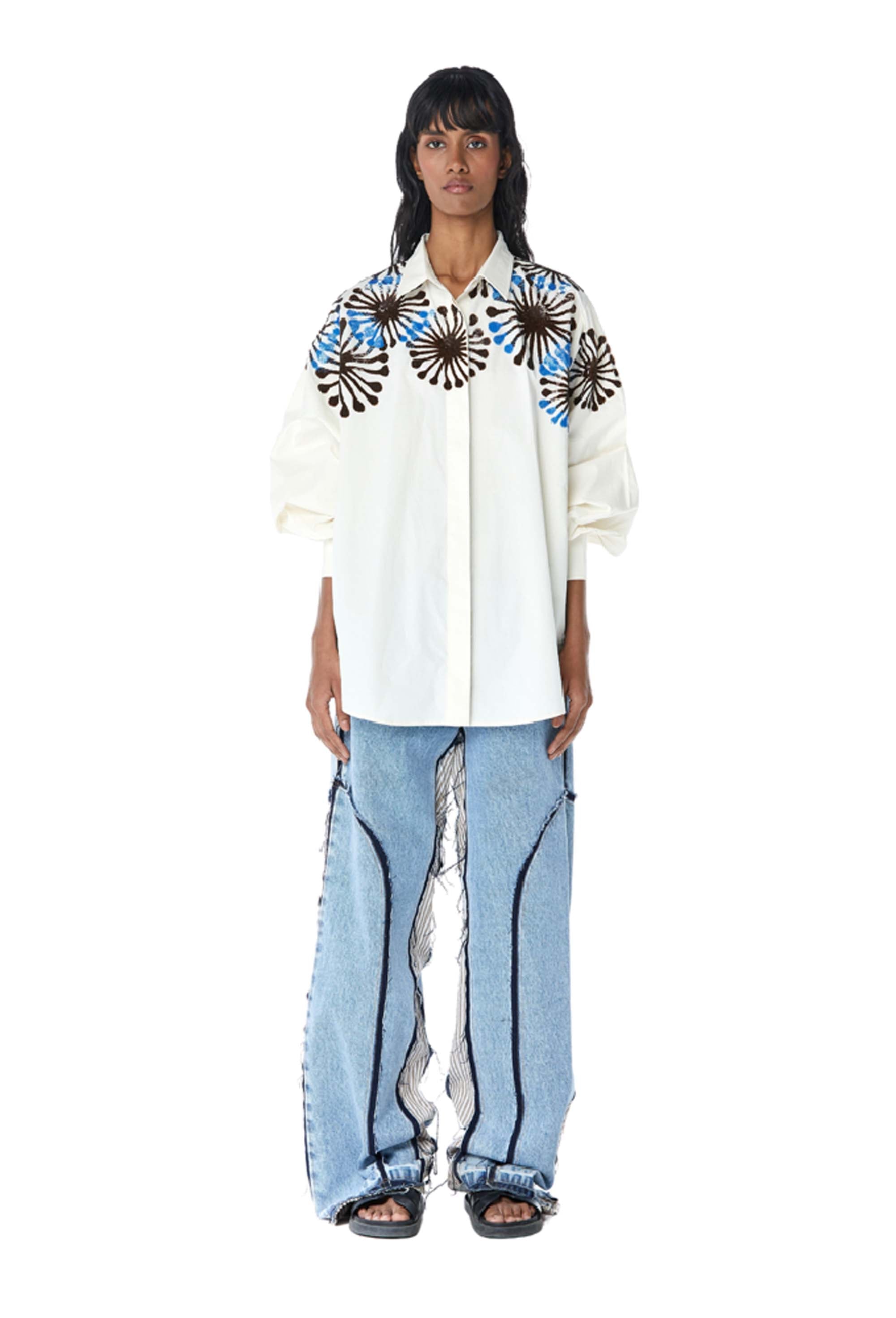 ‘CANOPY’ Embellished Shirt - Kanika Goyal Label