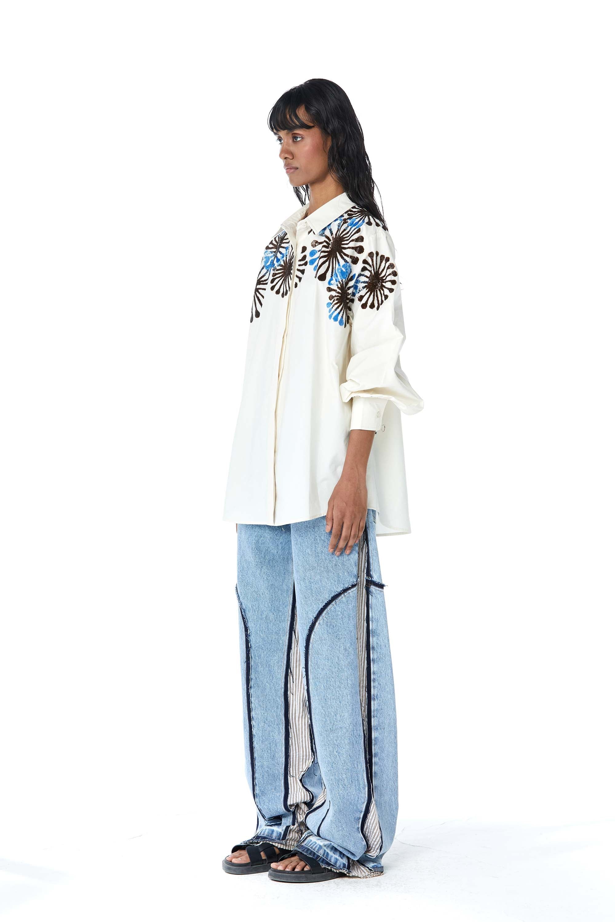‘CANOPY’ Embellished Shirt - Kanika Goyal Label