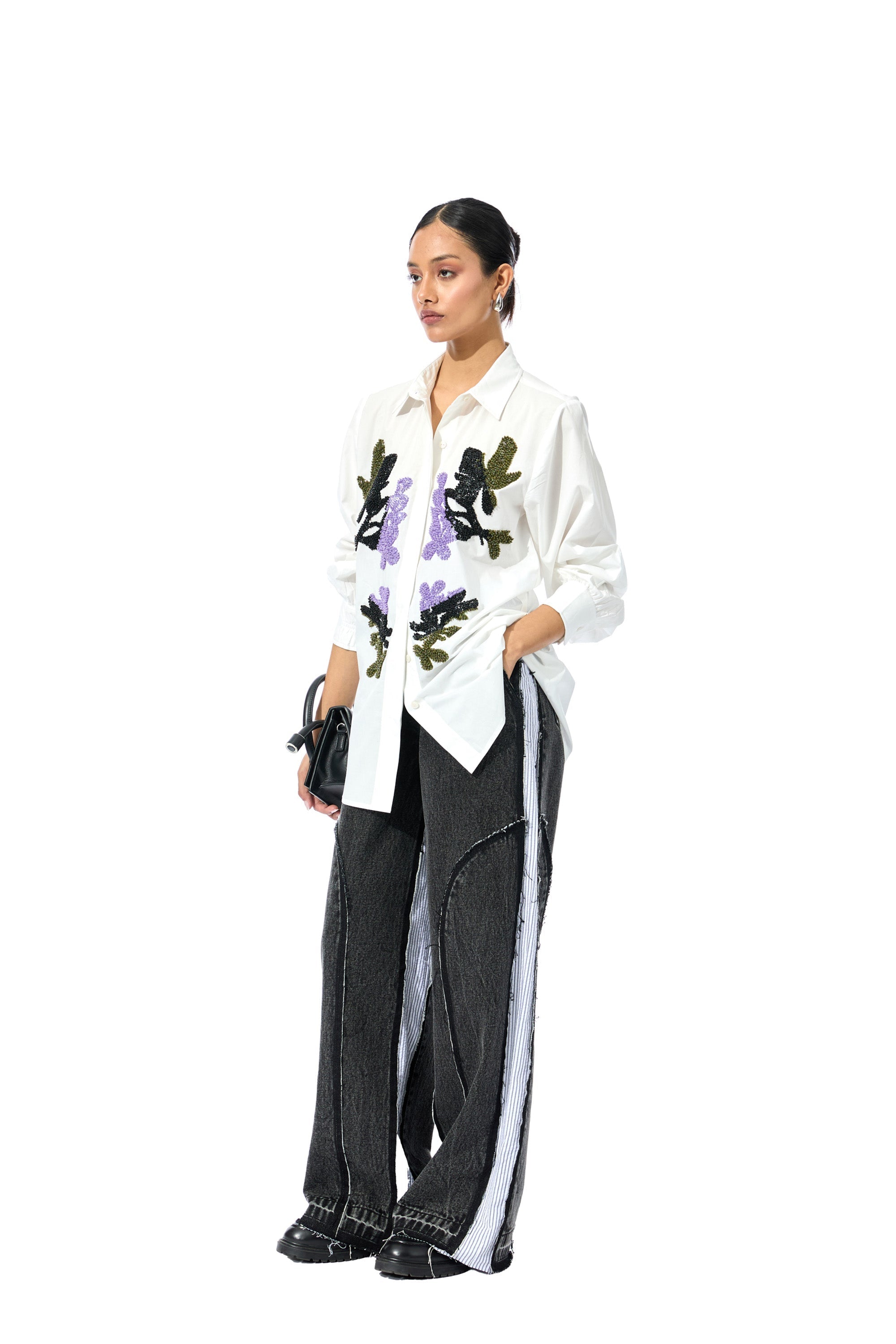 CELESTICH' WHITE SHIRT - Kanika Goyal Label