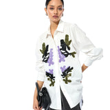CELESTICH' WHITE SHIRT - Kanika Goyal Label
