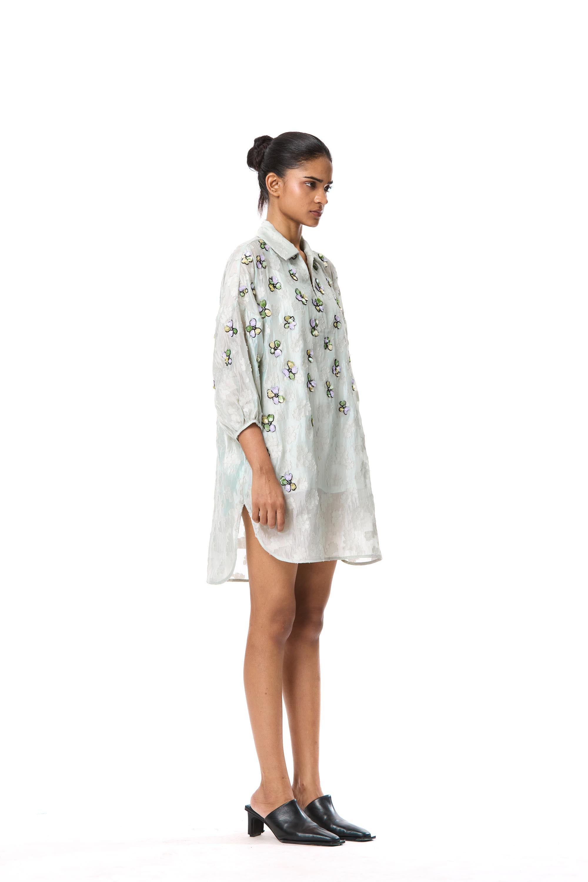'CENDREA' EMBELLISHED DRESS - Kanika Goyal Label