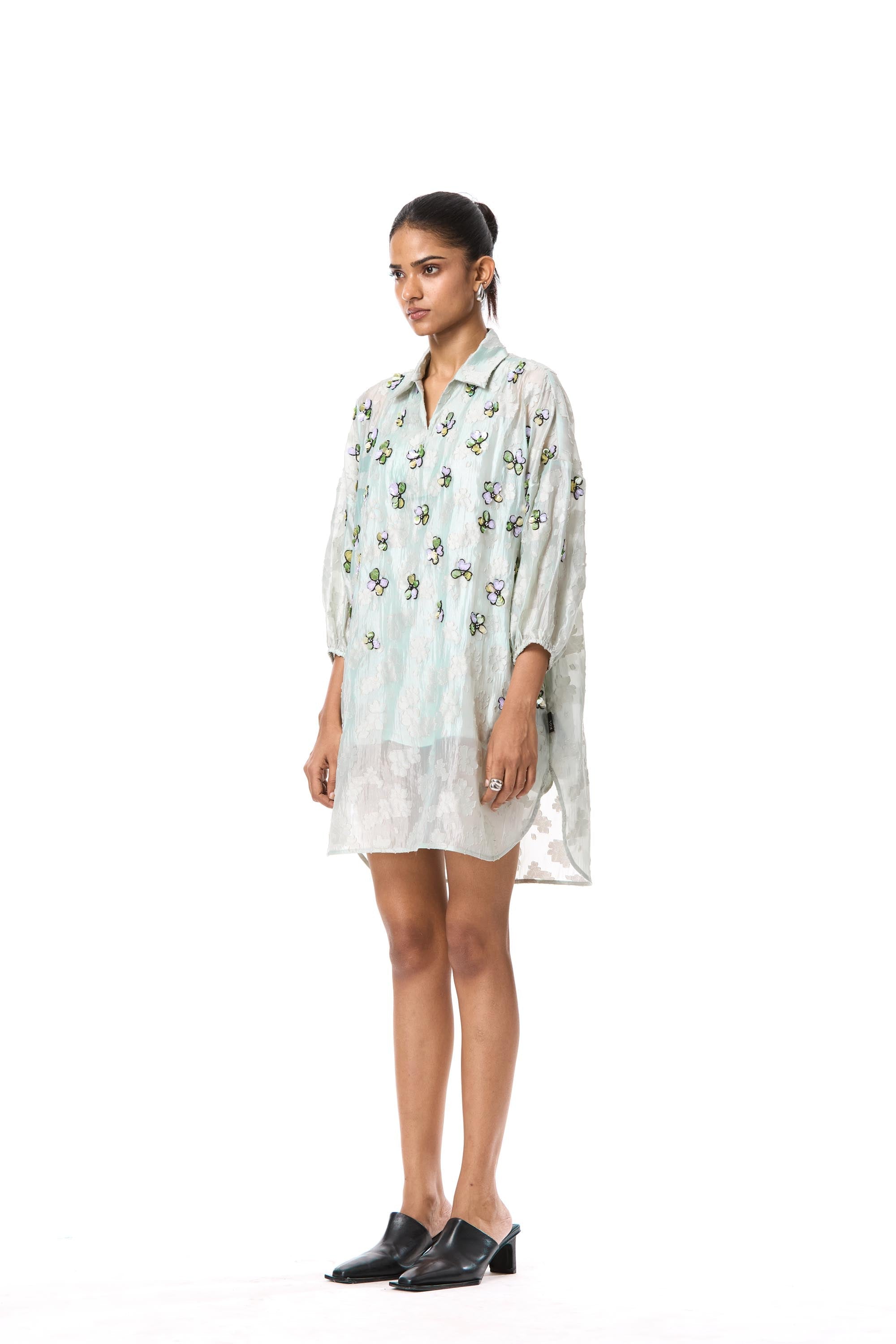 'CENDREA' EMBELLISHED DRESS - Kanika Goyal Label