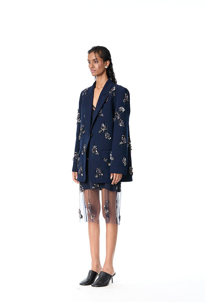 CERYS' Embellished Blazer - Kanika Goyal Label