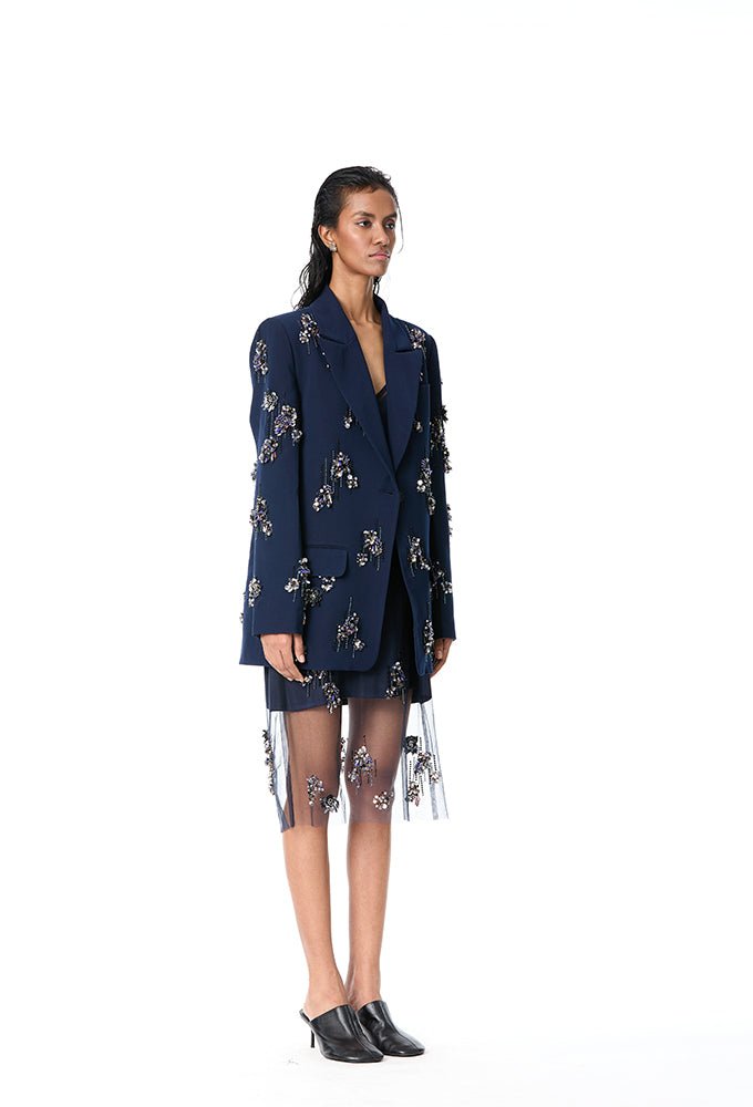 CERYS' Embellished Blazer - Kanika Goyal Label