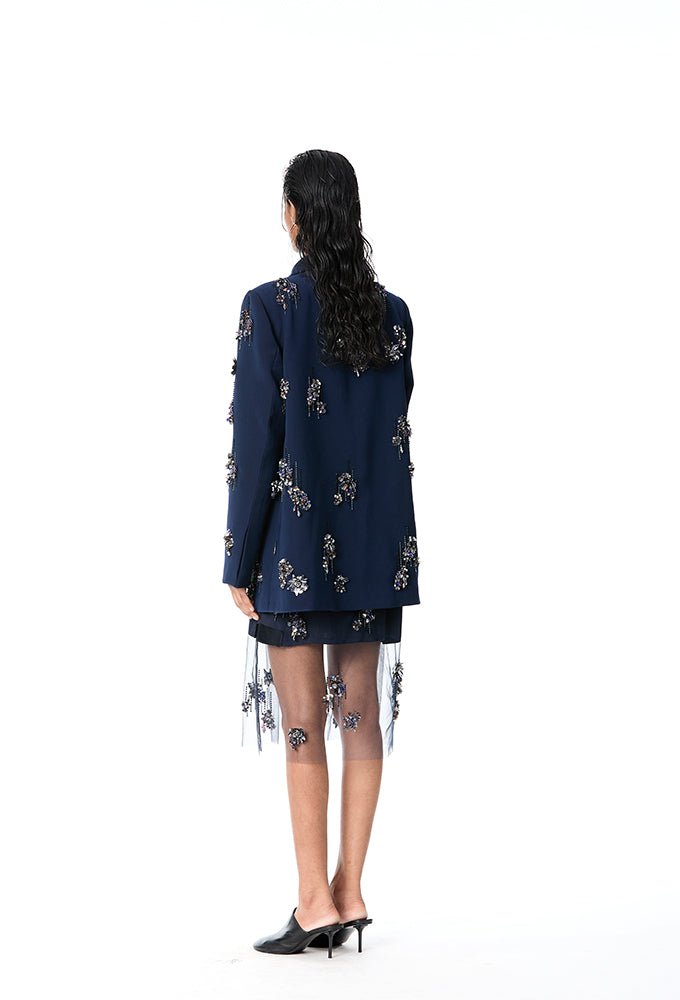 CERYS' Embellished Blazer - Kanika Goyal Label