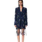 CERYS' Embellished Blazer - Kanika Goyal Label