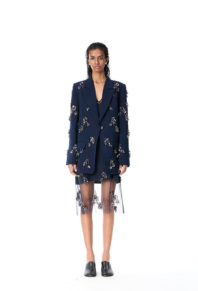 CERYS' Embellished Blazer - Kanika Goyal Label