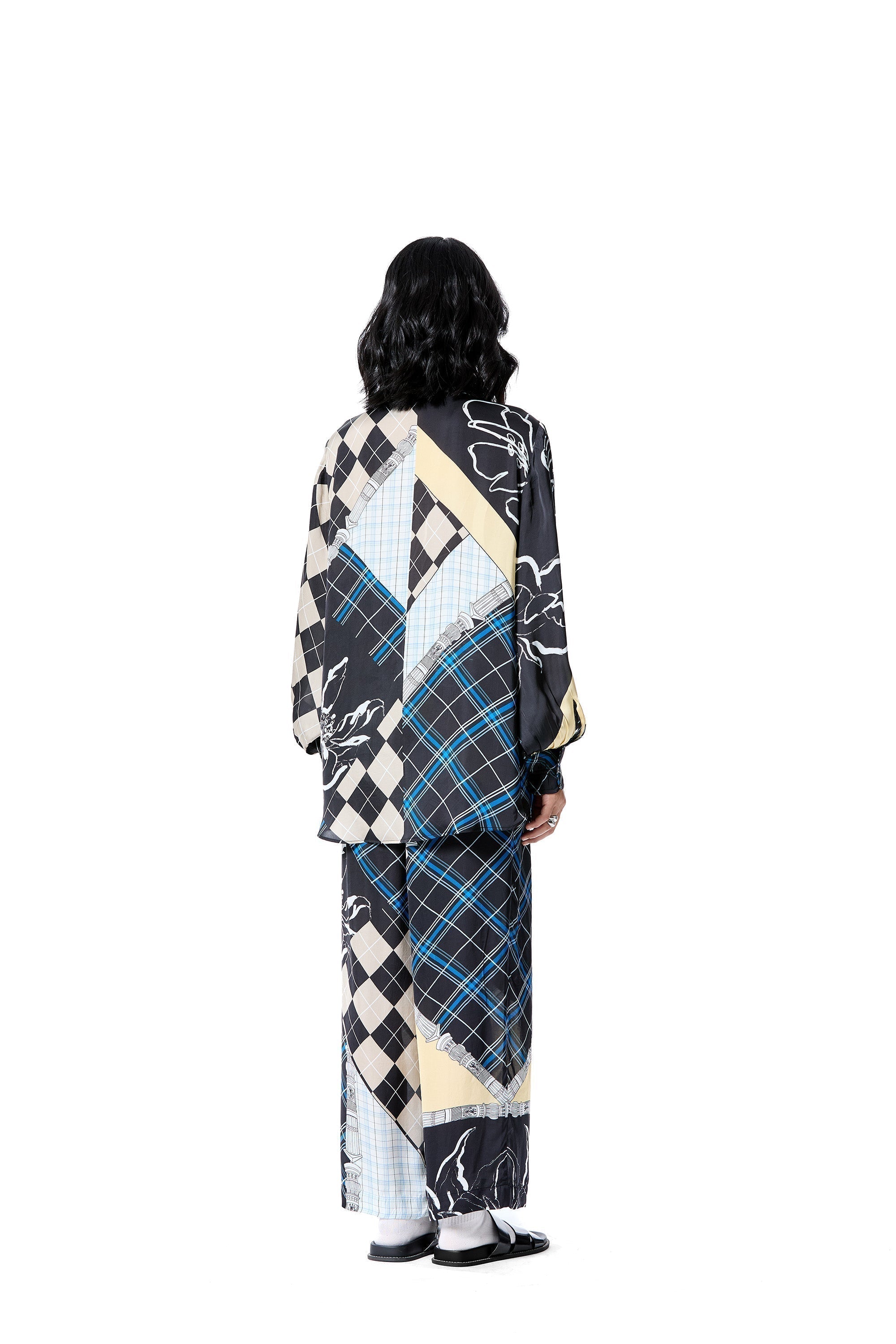 CHECK MAZE COORDINATED SET - Kanika Goyal Label