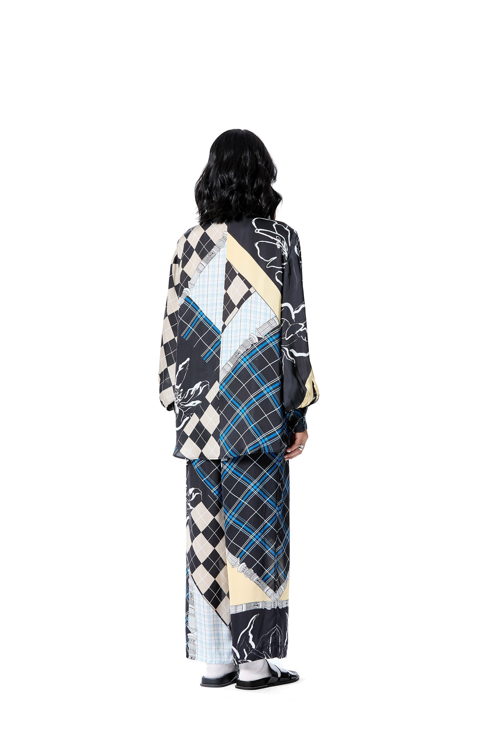 CHECK MAZE COORDINATED SET - Kanika Goyal Label