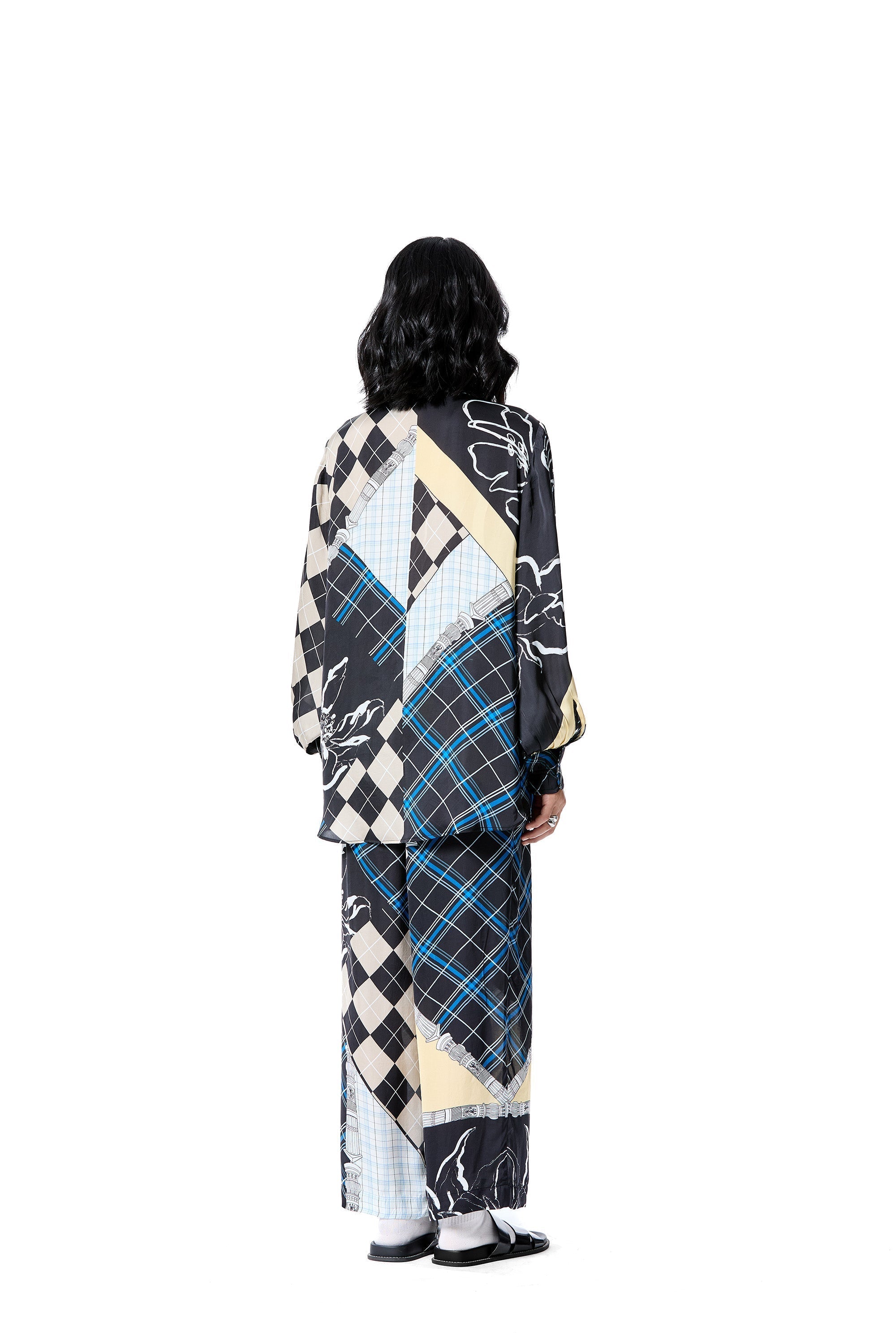 CHECK MAZE COORDINATED SET - Kanika Goyal Label