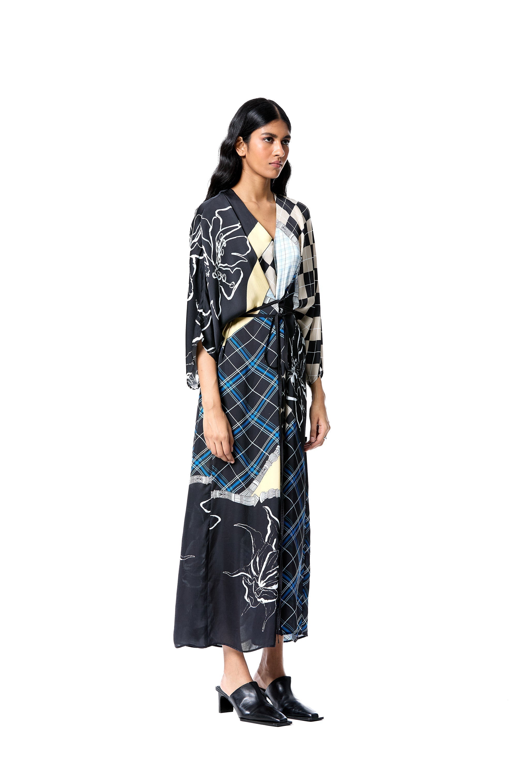 CHECK MAZE DRESS - Kanika Goyal Label
