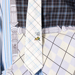 CHECK MAZE' PRINTED TIE - Kanika Goyal Label