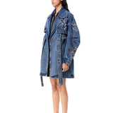 CHROMAVINE DENIM TRENCH - Kanika Goyal Label