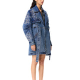 CHROMAVINE DENIM TRENCH - Kanika Goyal Label