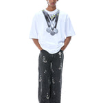 'CHROME DAWN' DENIM PANTS - Kanika Goyal Label