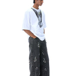 'CHROME DAWN' DENIM PANTS - Kanika Goyal Label