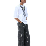 'CHROME DAWN' DENIM PANTS - Kanika Goyal Label