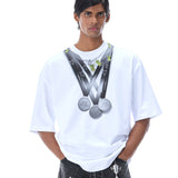 'CHROME DAWN' DENIM PANTS - Kanika Goyal Label