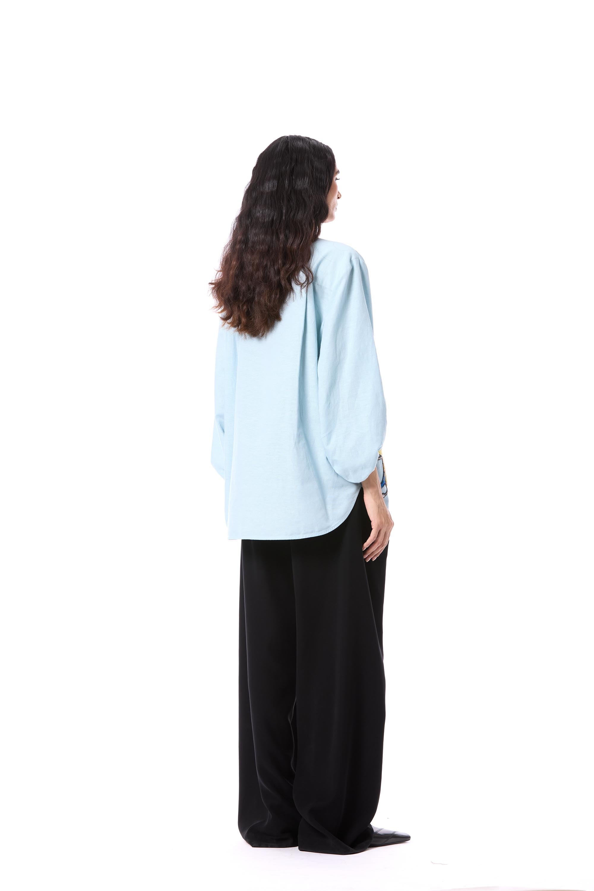 CLOVER MIST' EMBELLISHED SHIRT - Kanika Goyal Label