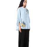 CLOVER MIST' EMBELLISHED SHIRT - Kanika Goyal Label