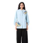 CLOVER MIST' EMBELLISHED SHIRT - Kanika Goyal Label