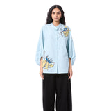 CLOVER MIST' EMBELLISHED SHIRT - Kanika Goyal Label