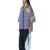 COLOUR - BLOCKED DENIM PANTS - Kanika Goyal Label