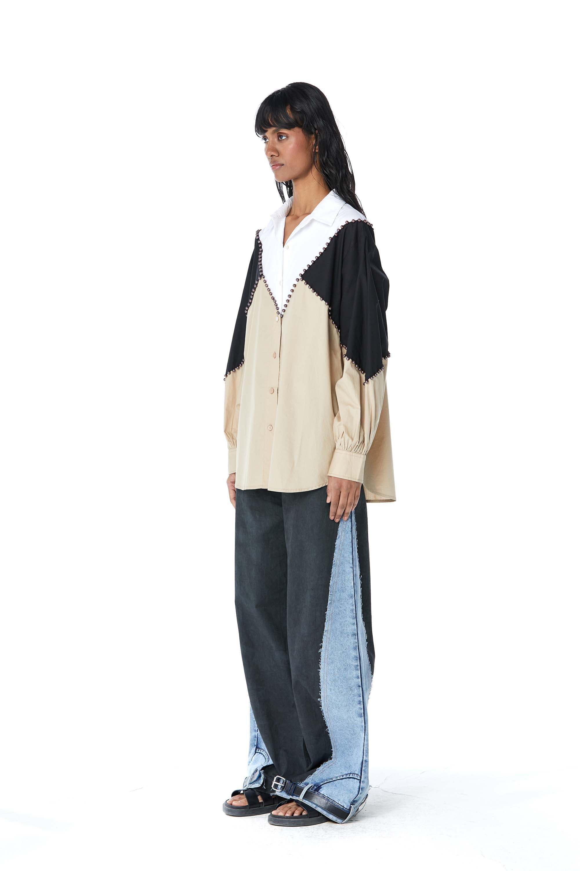 COLOUR - BLOCKED SHIRT - Kanika Goyal Label