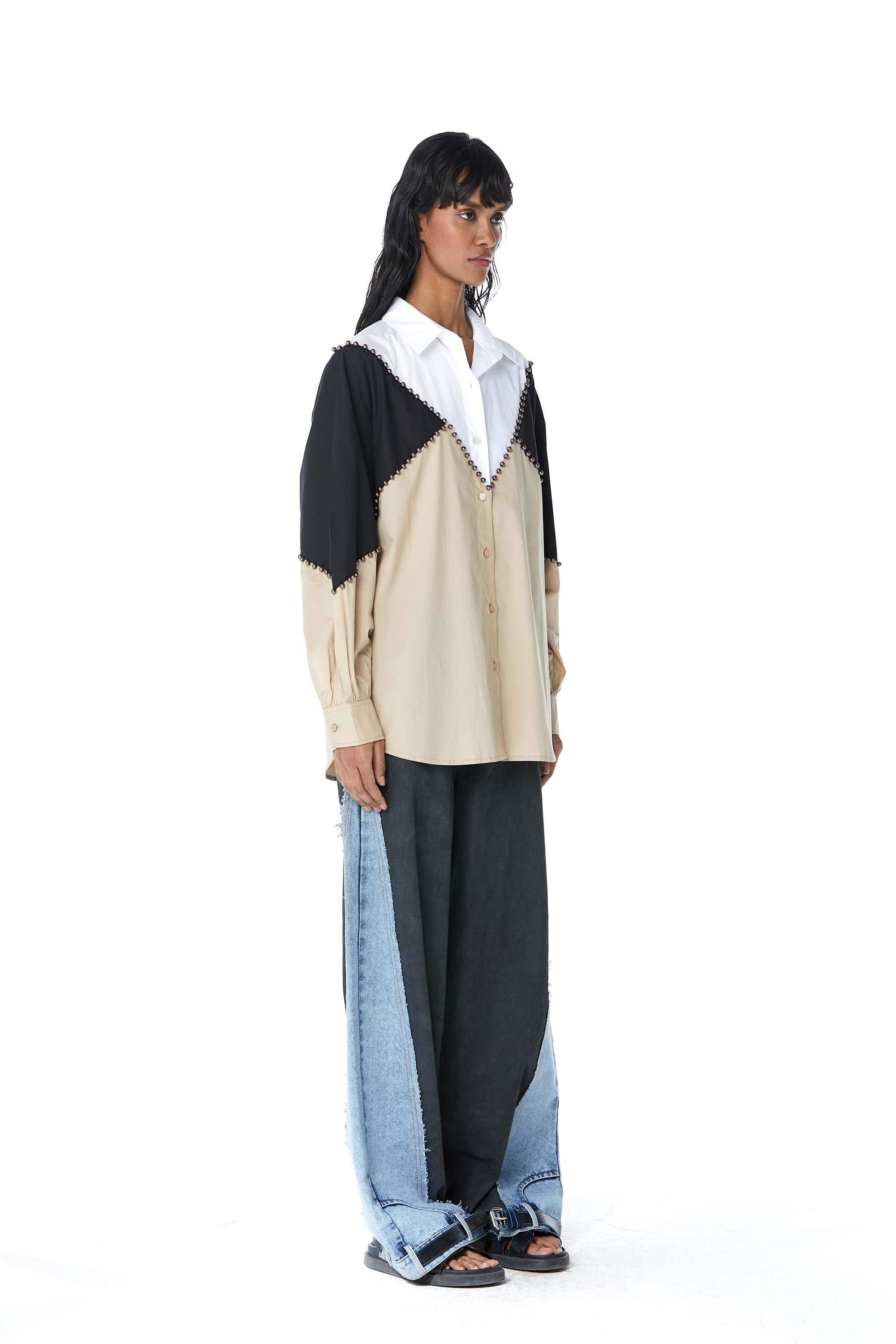 COLOUR - BLOCKED SHIRT - Kanika Goyal Label