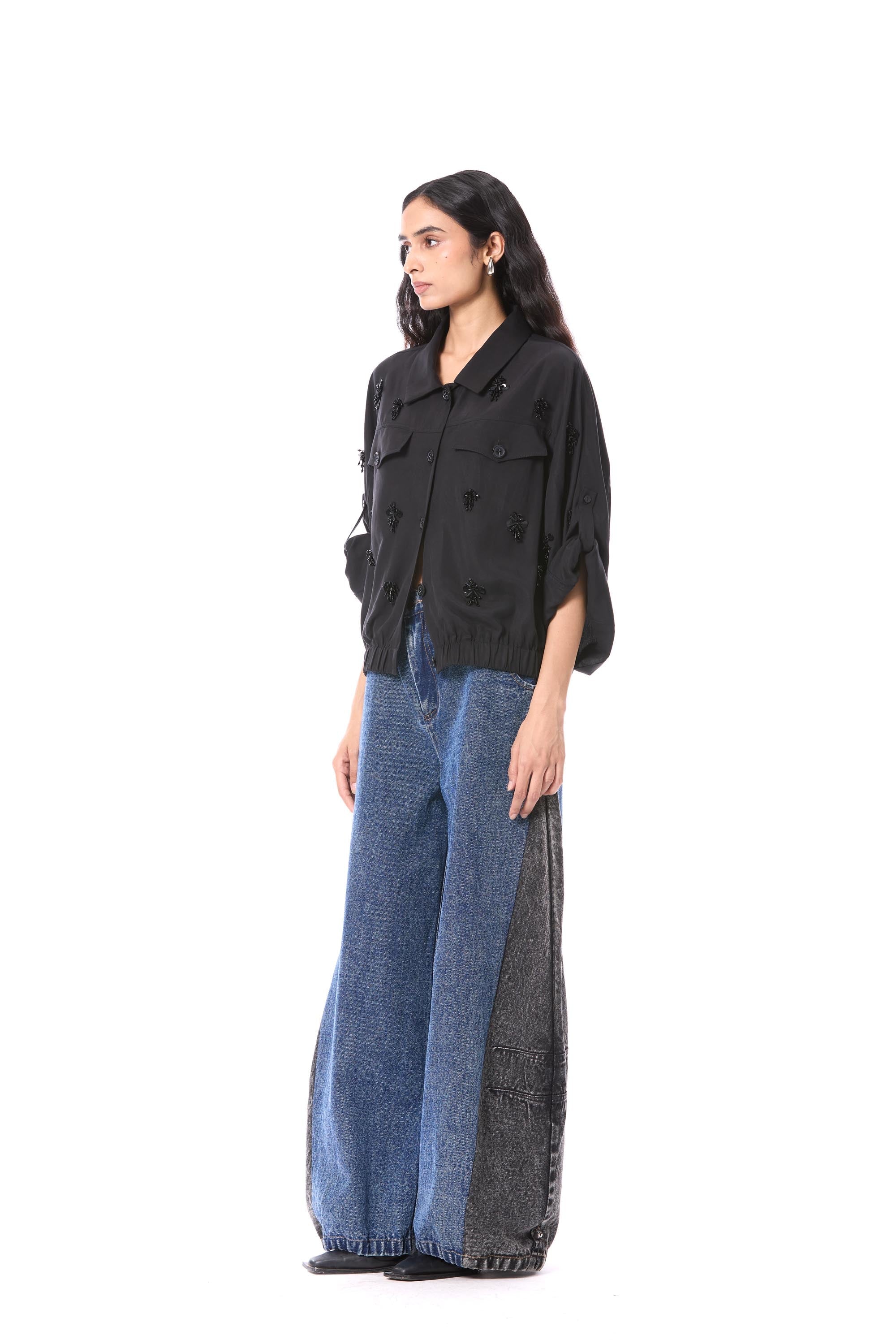COMET HAZE' EMBELLISHED JACKET - Kanika Goyal Label