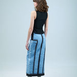 Concentric Cut Denim Skirt - Kanika Goyal Label