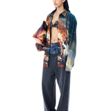 'CRIMSON RITE' SHIRT - Kanika Goyal Label