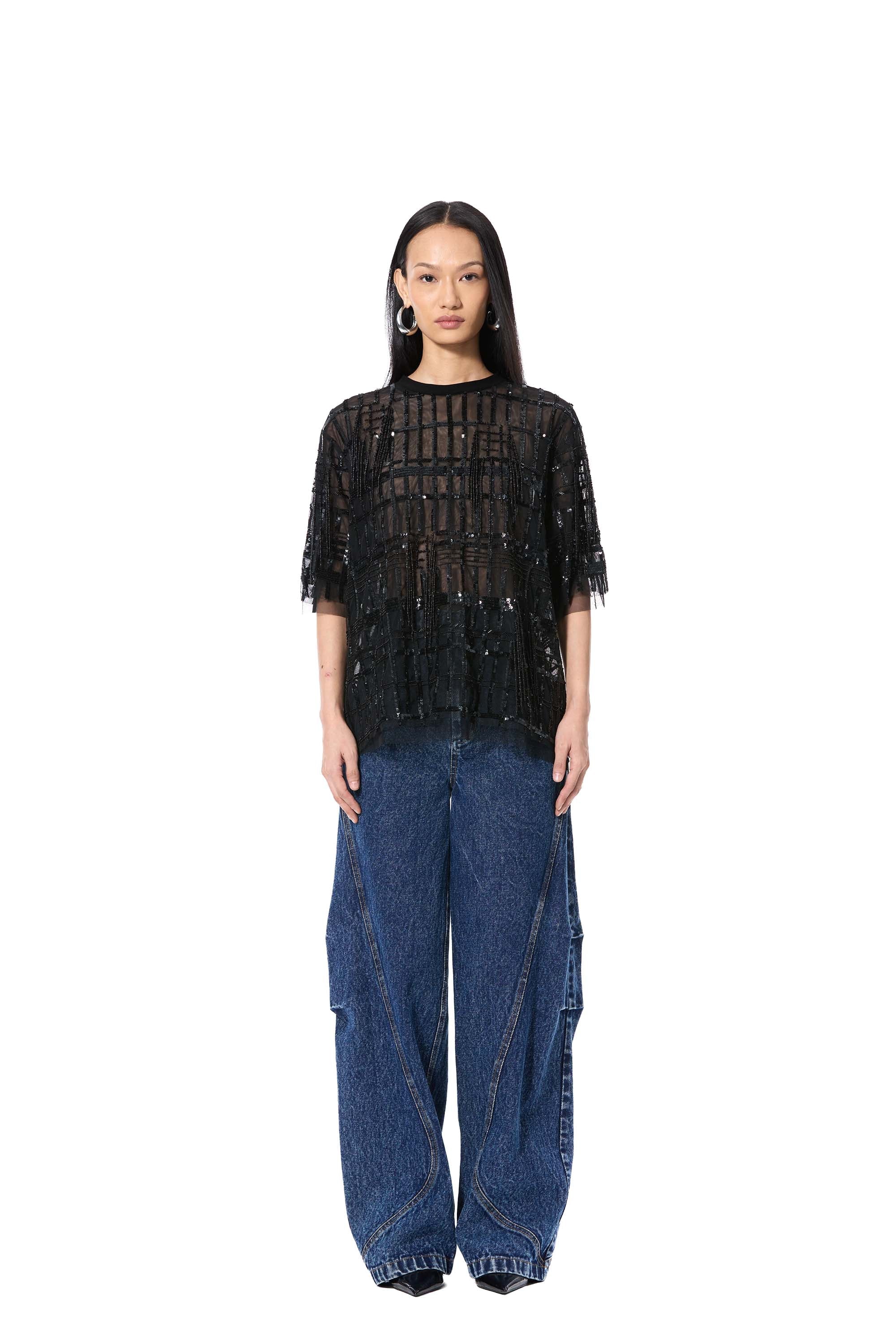CRISSEL' EMBELLISHED TOP - Kanika Goyal Label