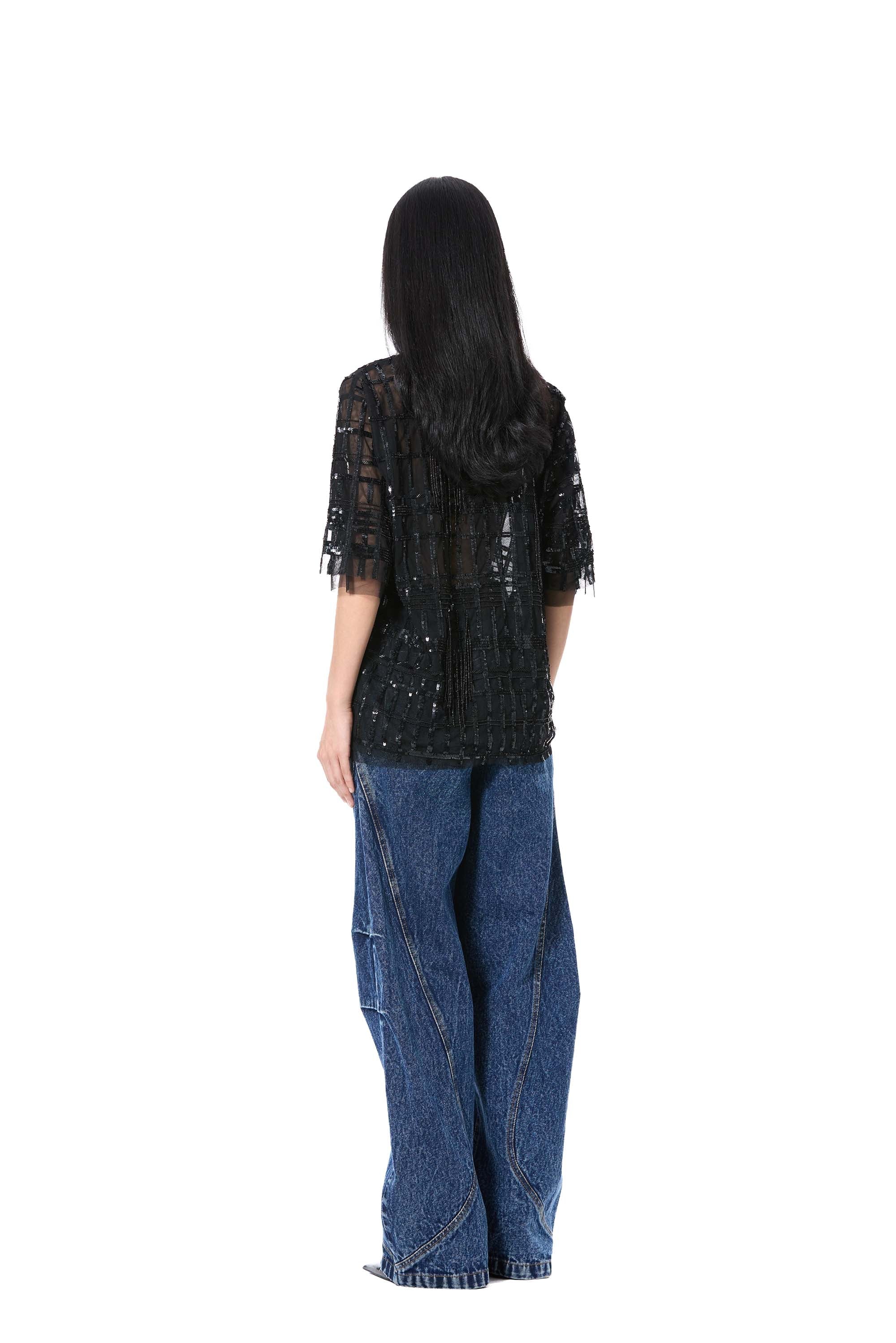 CRISSEL' EMBELLISHED TOP - Kanika Goyal Label
