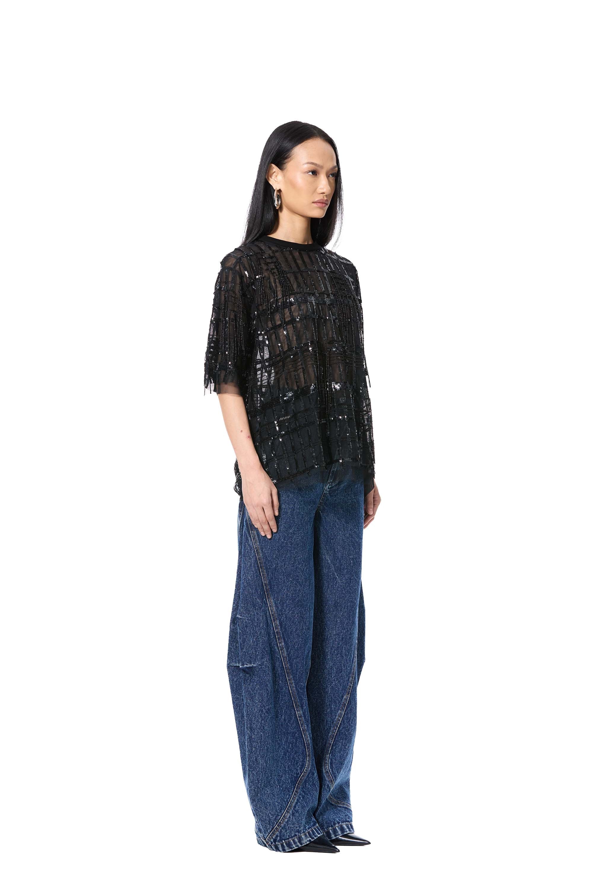CRISSEL' EMBELLISHED TOP - Kanika Goyal Label