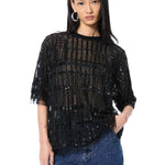 CRISSEL' EMBELLISHED TOP - Kanika Goyal Label