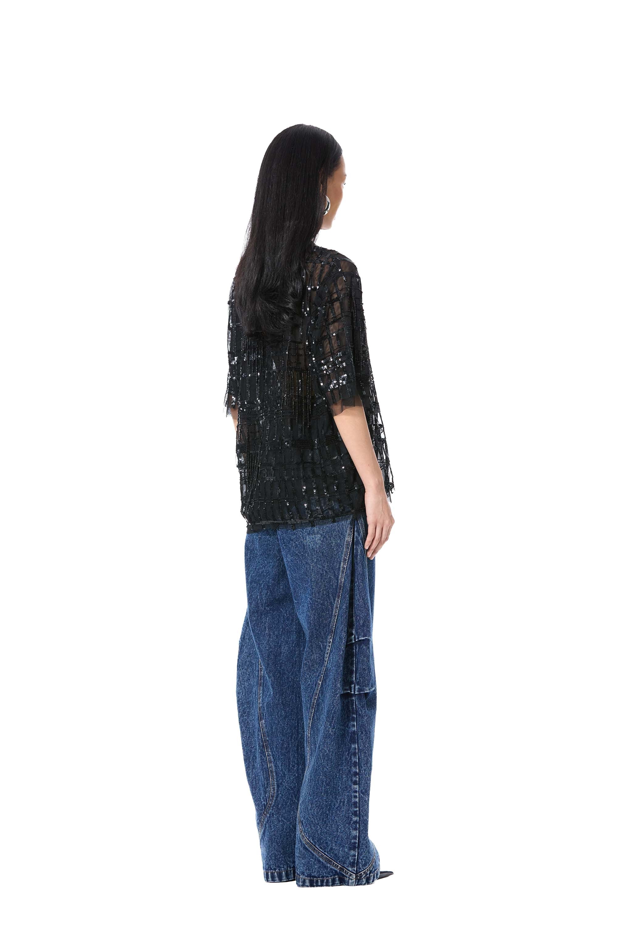 CRISSEL' EMBELLISHED TOP - Kanika Goyal Label